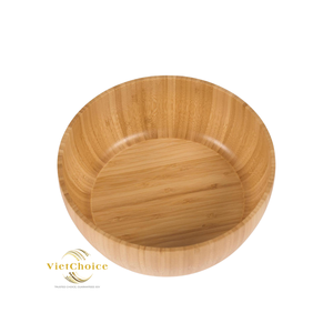 Bols en bambou naturel ronds, écologiques, compatibles micro-ondes, réutilisables, pour riz, gâteaux et fêtes - Product Image 3