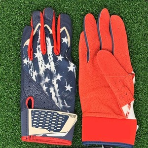 Gants de sécurité en polyester/coton à doigts entiers avec imprimé drapeau américain, fermeture auto-agrippante, imperméables, respirants, unisexes pour l'extérieur - Product Image 1