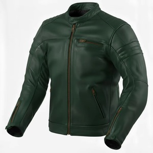Blouson de moto en cuir de vachette de haute qualité, nouveau blouson de motard classique, blouson de course personnalisé, étiquette privée, vêtement d'extérieur robuste - Product Image 2