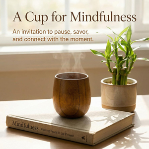 Tasse à café en bois de jujube naturel, écologique, tasse à thé en bois artisanale, style japonais, tasse à jus et à lait en bois pour la maison et le café - Product Image 6