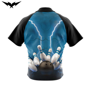 Maillots de bowling personnalisés en sublimation pour équipes sportives, avec logo sur mesure, unisexe, manches courtes, vente en gros - Product Image 6