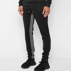 Sudadera con cremallera de cuarto de cuello para hombre, de forro polar cepillado, extragrande, color gris liso y negro, cuello alto, ajuste regular, transpirable - Product Image 6