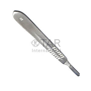 มีดผ่าตัดเคลือบโครเมียม หมายเลข เครื่องมือตัดผ่าตัดเหล็กกล้าคาร์บอน 22 ใบมีด สำหรับใช้ในห้องปฏิบัติการทางการแพทย์ งานฝีมือ และงานอดิเรก - Product Image 3