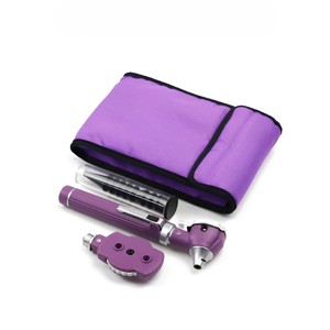 Pocket Size Fiber <b>Optic</b> Mini Otoscope Set Manual Black High-quality CE Certified Earwax Removal ENT Diagnostic Tools 5 Year - Product Image 1