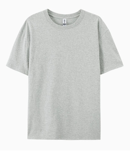 Camiseta de algodón 100% puro de 180g, cuello redondo, manga corta, estilo euroasiático, camiseta básica de color sólido para hombre. - Product Image 6