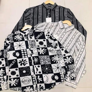 Chemises habillées tissées pour hommes – Qualité supérieure, style décontracté chic, marque renommée, en coton, manches longues, pour le bureau – Vêtements en stock en lot - Product Image 2