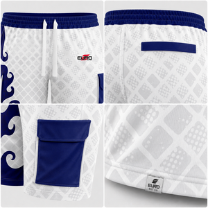 Pantalones cortos de sublimación para hombre diseñados para entrenamiento deportivo, correr y uso diario. Pantalones cortos de sublimación para hombre con la mejor calidad OEM. - Product Image 5