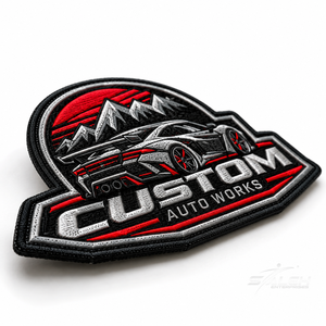 Écussons brodés de marque de mode en gros, badges logo OEM à coudre ou thermocollants pour vêtements et accessoires - Product Image 1