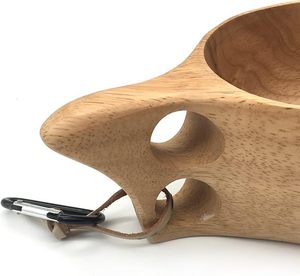 Premium Kuksa <b>Cup</b> Affordable Handmade Wooden Mug for Coffee Tea Outdoor <b>Camping</b> and Travel Use - Product Image 6