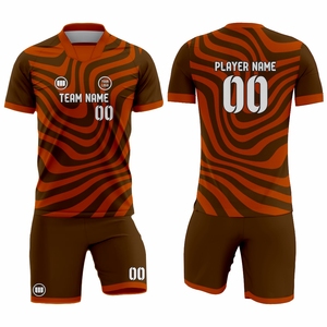 Custom Football Sportswear Manufacturer Soccer Uniform <b>Set</b> With Lightweight Athletic Fabric - Product Image 1