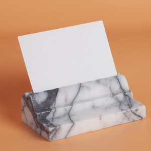 Marble <b>Place</b> Card Holder Wedding Parties Decoration Table Numbers Calendar <b>Place</b> Card Holder Marble Card <b>Stand</b> - Product Image 1