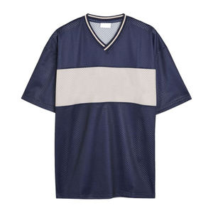 Camiseta Deportiva de Fútbol Americano Personalizada con Malla Transpirable, Cuello en V, Dos Tonos, Tallas Grandes para Hombre - Product Image 1