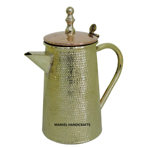 BEST BUY BRASS <b>ARABIC</b> DALLAH <b>TEA</b> COFFEE POT MANUFACTURER FROM INDIA DALLAH <b>ARABIC</b> COFFEE MAKER EID HOLIDAYS COFFEE & <b>TEA</b> <b>SETS</b> - Product Image 2