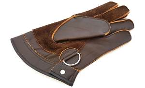 Guantes Cortos de Cetrería, Color Personalizado, Guantes Profesionales de Cuero de Vaca Nubuck para Cetrería, Según las Demandas del Cliente - Product Image 3