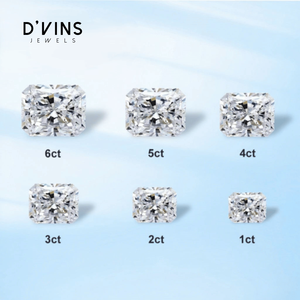 เพชร D'vins Jewels พร้อมใบรับรอง IGI แบบ CVD HPHT เพชรเม็ดเดี่ยว 1 กะรัต 1.5 กะรัต 2 กะรัต 3 กะรัต สี DE ความสะอาด VVS VS เพชรทรง Radiant เพชรเลี้ยงในห้องปฏิบัติการ - Product Image 2