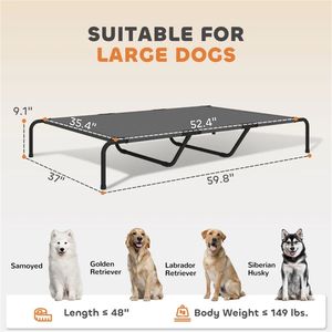 Stable Structure Large Gray Pet <b>Bed</b> <b>Comfortable</b> Home for Your Furry Friend - Product Image 6