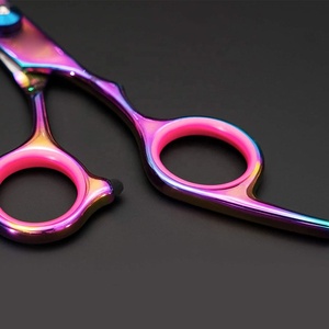 Professional J2 Japanese Stainless Steel <b>Barber</b> Hair Cutting Scissors New Fashionable Salon Sharp Straight <b>Blade</b> Multi-Color - Product Image 5