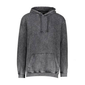 Ensemble de jogging streetwear personnalisable pour homme, comprenant un sweat à capuche zippé délavé à l'acide et un pantalon de survêtement évasé à jambe droite - Product Image 5