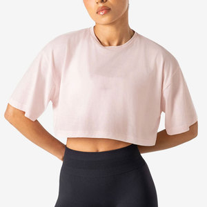 Camiseta Deportiva para Mujer, Corte Ajustado, Absorbente de Humedad, Lisa, con Logotipo Personalizado, Material Ligero, Talla Grande - Product Image 6