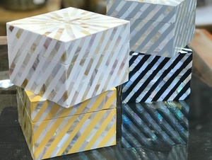 CRAFTSY HOME Petite boîte-cadeau avec incrustation de vadrouille en MDF de taille personnalisée avec fonction décorative pour le stockage de cadeaux en chocolat - Product Image 3