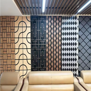 Luxury Modern 3D <b>PVC</b> Wall Panel Waterproof Interlocked Interior <b>Ceiling</b> for Hotels Bedroom Villas Soundproof MDF Furniture - Product Image 3