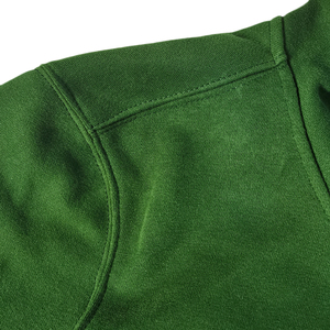 Sweat à capuche zippé intégral personnalisé avec logo brodé en chenille, imprimé, pour homme, style Hip Hop Streetwear décontracté en polaire - Product Image 4