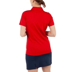 Polos respirants personnalisés pour femmes, vente en gros, chemises de golf vierges pour femmes, t-shirts de tennis à manches courtes col montant pour femmes, en vrac - Product Image 4
