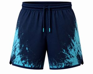 Shorts de sport pour hommes, imprimé par sublimation sur le devant, séchage rapide, respectueux de l'environnement, taille à cordon de serrage, vêtements de sport pour l'entraînement et la remise en forme, rouge et noir - Product Image 5