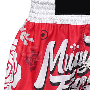 กางเกงมวยไทยขาสั้นระบายอากาศได้ดีแห้งเร็วกางเกงมวยไทยสำหรับผู้ชาย - Product Image 4