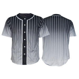 Maillot de baseball personnalisé à manches courtes pour équipes, style boutonné, envoyé par Dress Sports - Product Image 1