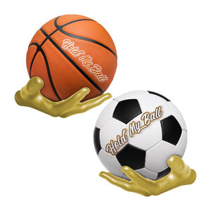 Soporte de Pared Dorado para Almacenamiento, Gancho para Baloncesto, Fútbol, Voleibol, Organizador para el Hogar - Product Image 1