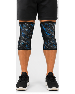 Custom Logo Sublimation Print Knee Compression Sleeve Elastic Wool Sports Support <b>Brace</b> Pads Gym Weightlifting Soft Training - Product Image 6