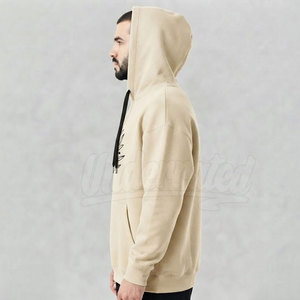 Hoodies contemporains surdimensionnés pour hommes, coupe décontractée en coton, pull à manches longues, vêtements urbains, impression personnalisée, vente en gros - Product Image 3