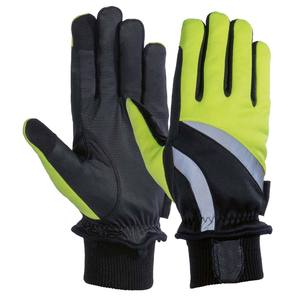 Gants d'équitation modernes à doigts entiers en cuir, antichoc, compatibles écran tactile, antidérapants, confortables pour la sécurité des mains en hiver - Product Image 2