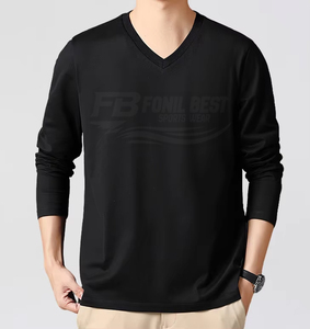 Camiseta de Cuello Redondo para Hombre, Corte Regular, Spandex/Poliéster, Tejido de Punto de 150 g/m, Diseño Deportivo Sólido, Transpirable, Diseño Personalizado - Product Image 4
