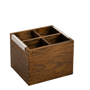 Sustainable Utensil Holder Set Eco-Friendly 3-Cup Silverware <b>Caddy</b> With Decorative Cutlery Tray For <b>Kitchen</b> Countertop Organizer - Product Image 3