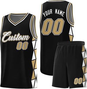 Maillots de basketball courts 100 % polyester respirants de haute qualité, vente en gros, tailles plus, bretelles ajustables, personnalisables pour équipes – Direct Usine - Product Image 4