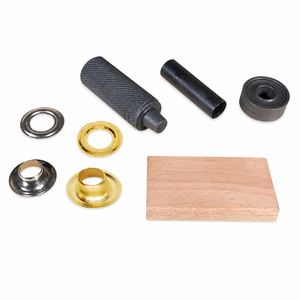 Superior Range Solid Brass Grommets Kit | Heavy Duty Metal Eyelets Set for <b>Leather</b> Craft Canvas Tarpaulin Shoes Bags Repair - Product Image 3