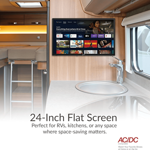 Smart TV DLED da 24 Pollici con Assistente Google, Compatibile con Sistemi ACDC, ATSC e NTSC, Set-Top Box - Product Image 3