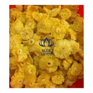 Ananas séché premium 2026, le mieux noté, doux, moelleux et croquant, enrobé de sirop, en vrac, BLUE LOTUS FARM, vente en gros - Product Image 5