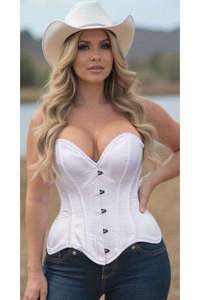 Women's Polyamide Shapers Corset Top Push Bra Zipper Closure Slimming Waist Firm Control Eco-Friendly Breathable Seamless Open - Product Image 2