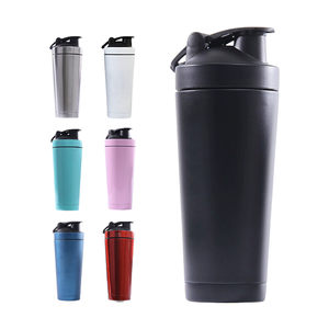 Protein <b>Shaker</b> Gym <b>Shakers</b> <b>Cup</b> 750 ml 25 oz Water Bottle Insulated Stainless Steel - Product Image 4