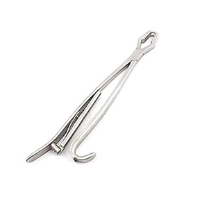 Pinzas de sujeción de huesos de acero inoxidable de primera calidad con bloqueo de trinquete para reducción de fracturas, instrumentos quirúrgicos ortopédicos - Product Image 1