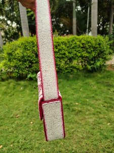 Bolso de Hombro Rectangular Hecho a Mano con Cuentas y Diseño Floral, Artesanía Textil, Bordado, Categoría Regalos y Manualidades - Product Image 4
