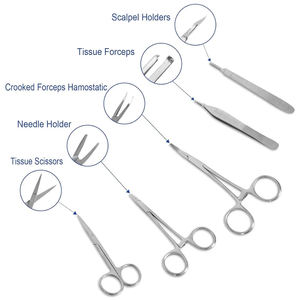 High Quality Manual Stainless Steel <b>Suture</b> <b>Kit</b> Surgical Practice Set Medical Students CE ISO 13485 Certified Class I 1 - Product Image 2