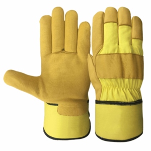Gants de travail canadiens personnalisables avec logo, haute performance, en cuir de chèvre souple et résistant, gants de sécurité industriels antidérapants - Product Image 1