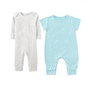 เสื้อผ้าเด็กทารกผ้าฝ้ายอินทรีย์กระดุมสแน็ปออนไลน์ลายสไตล์ออสเตรเลียได้รับการรับรองจาก GOTS - Product Image 1