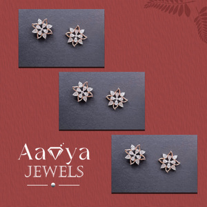 Pendientes de Lujo con Diseño de Diamantes Vintage, Oro Sólido de 14K, Certificados por HRD, Compre Directamente de un Proveedor Indio de Confianza - Product Image 2