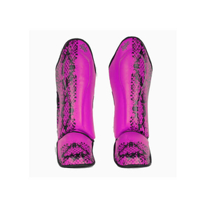 Protège-tibias personnalisables en cuir élastique, EVA et PU, durables et confortables pour l'entraînement de Muay Thai et de Kickboxing - Product Image 2