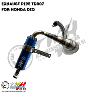 Pot d'échappement de moto TWH DIO TD007 Racing Over the Tire pour Honda - Product Image 3